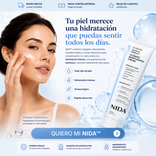 NIDA™ Hydra Lumière Crema Facial Hidratante Intensiva 100 ml