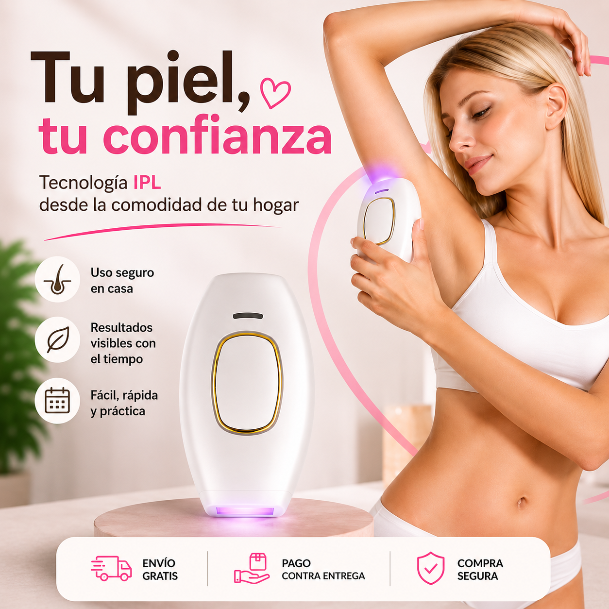 Olvidate del rasurado diario desde la comodidad de tu casa!