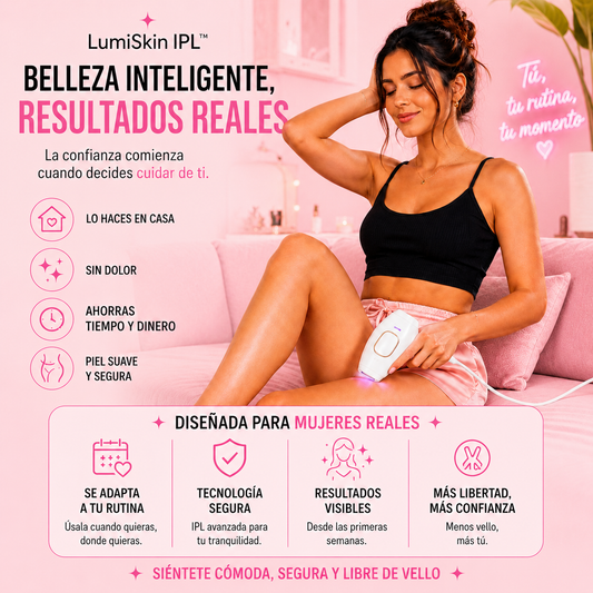 LumiSkin IPL™ Depiladora Laser