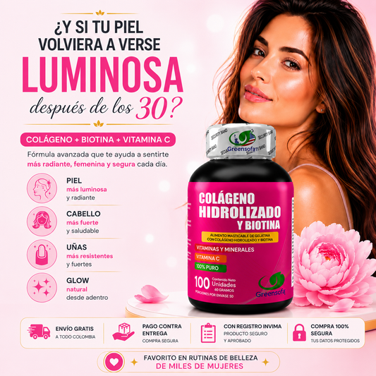 Colágeno Hidrolizado + Biotina + Vitamina C