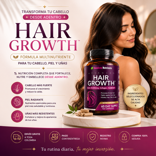 HAIR GROWTH™ | Fórmula Multinutriente