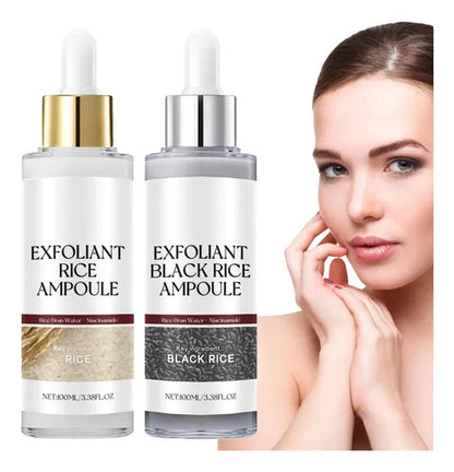 DrMelaxin Duo Exfoliante arroz blanco y arroz negro